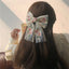 Embroidered lace, chiffon fairy, big bow ponytail spring clip, sweet bow hair clip, net beauty designation, beauty salon, fairy essential - CHL-STORE 
