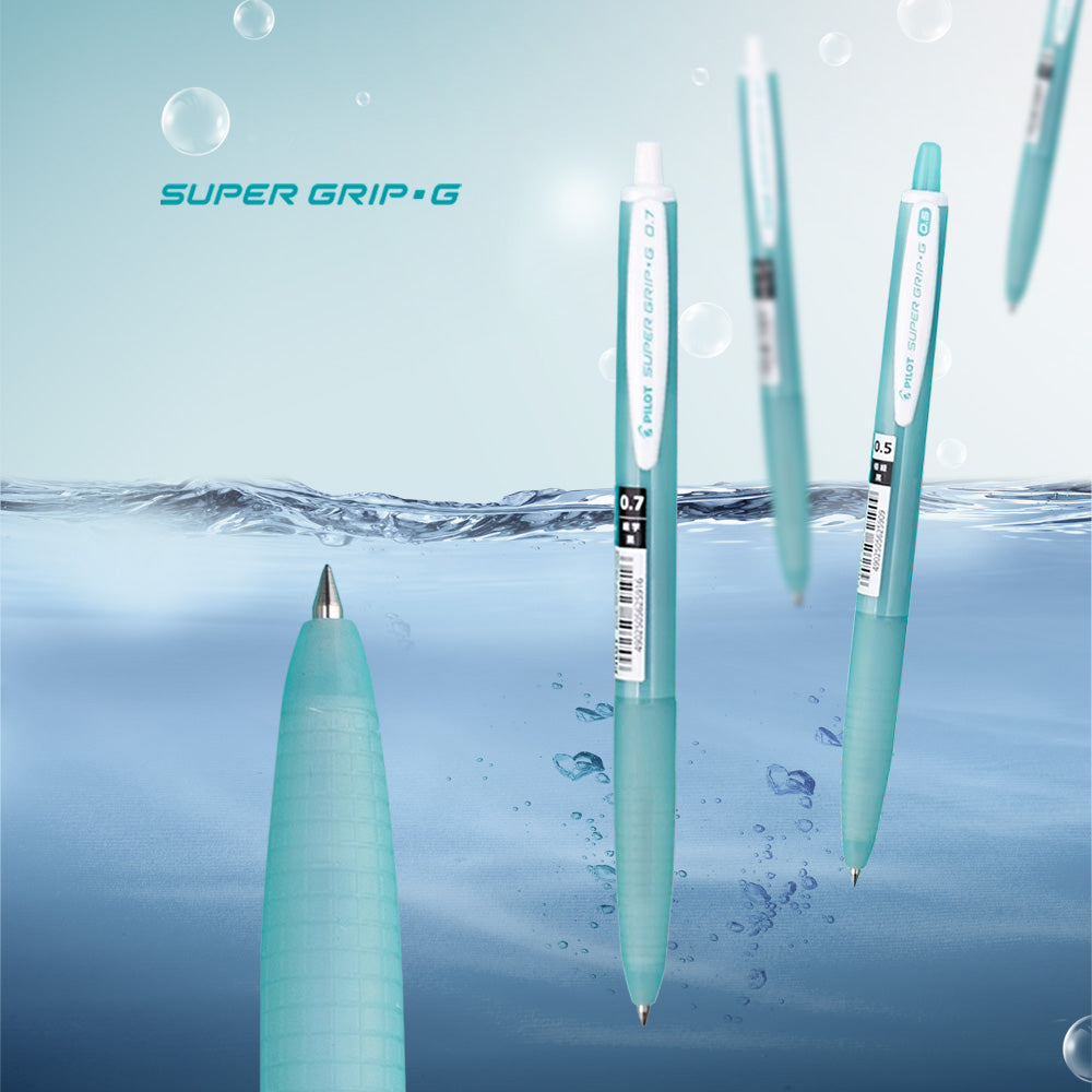 (Pre-order)PILOT BSGK-10EFOP SUPER GRIP‧G Ocean Plastic Recycling Environmental Recycling 0.5/0.7MM Ballpoint Pen (Black Ink)