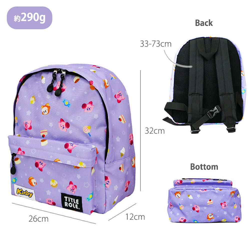 Kirby Kids' Large-Capacity Water-Repellent School Backpack