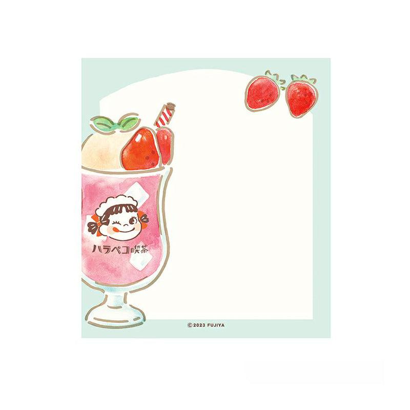 Furukawa Paperwork Fujiya PEKO 2023 New Styling Sticky Note Set Coffee Shop Afternoon Tea Strawberry Cake Styling - CHL-STORE 