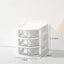 Glacier pattern desktop storage box white three layers white four layers pink green home storage cartoon rabbit NP-H7TAQM-012 014 - CHL-STORE 