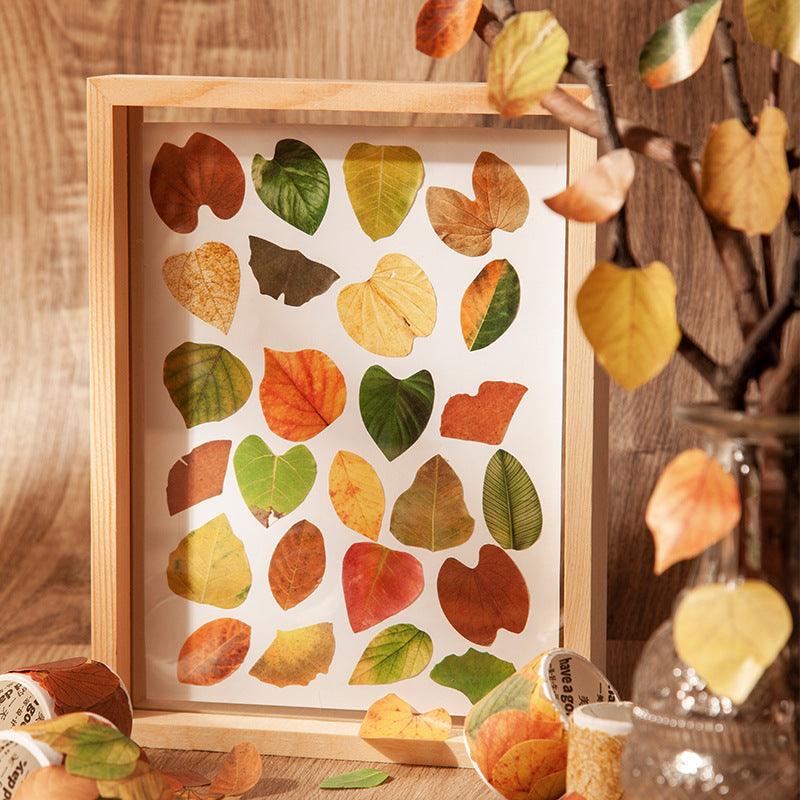 Good day Champs deciduous series leaf shape decorative paper handicraft art labor DIY art decoration - CHL-STORE 
