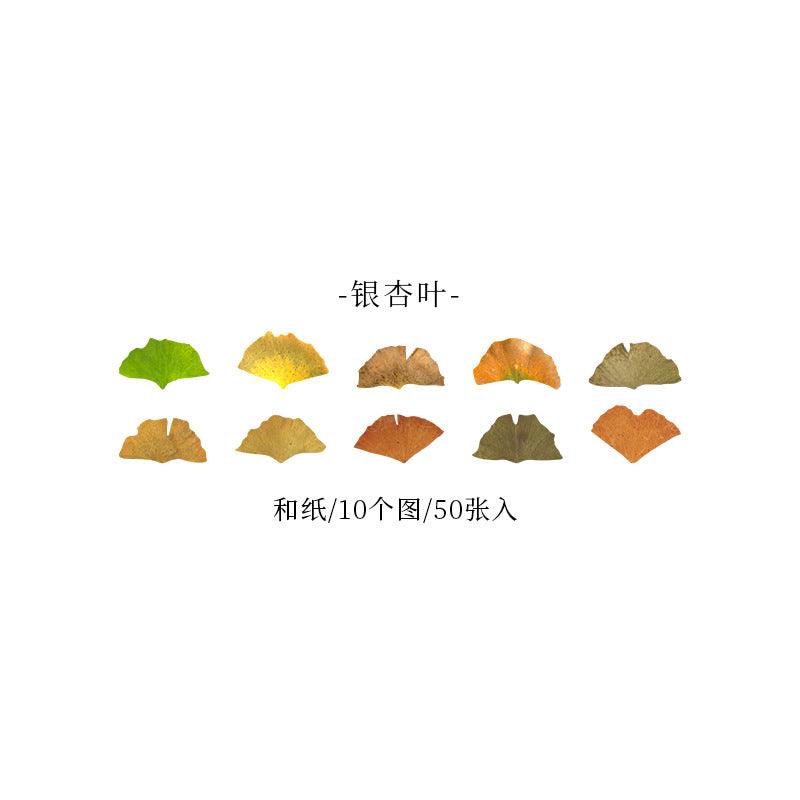 Good day Champs deciduous series leaf shape decorative paper handicraft art labor DIY art decoration - CHL-STORE 