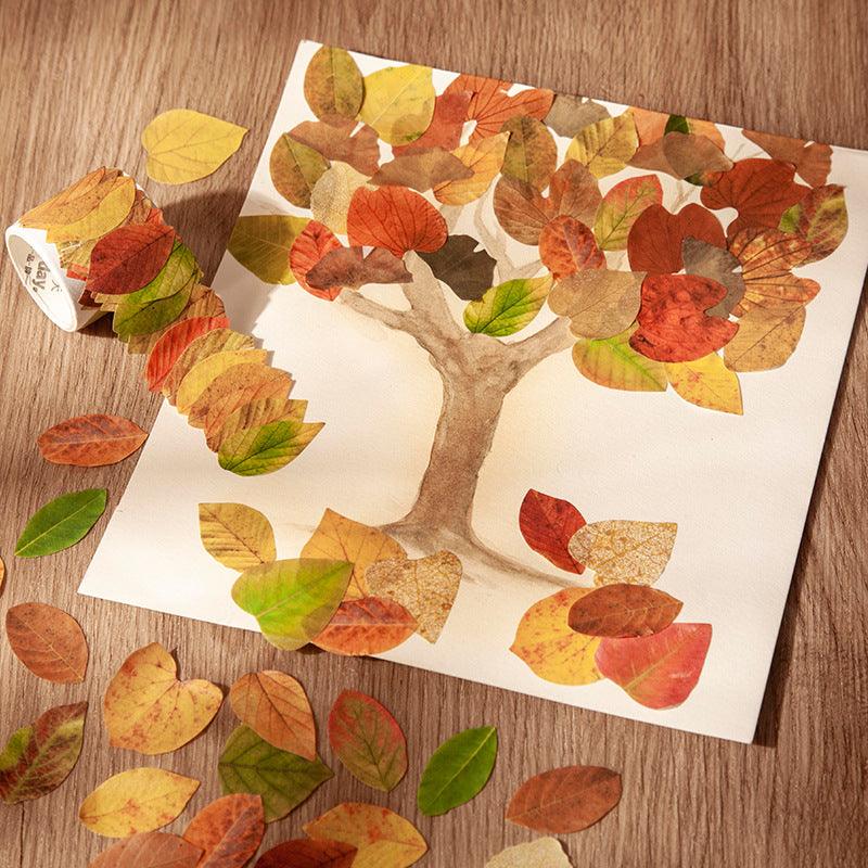 Good day Champs deciduous series leaf shape decorative paper handicraft art labor DIY art decoration - CHL-STORE 
