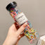 Good elasticity, no hair damage, young children, soft hair, suitable for hair rings, braiding, styling, colorful macarons, threaded lace, towel rings - CHL-STORE 