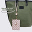 Kuromi Chic Sanrio Leather Card Holder with Telescopic Coil