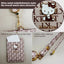 Kuromi Chic Sanrio Leather Card Holder with Telescopic Coil