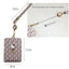 Kuromi Chic Sanrio Leather Card Holder with Telescopic Coil