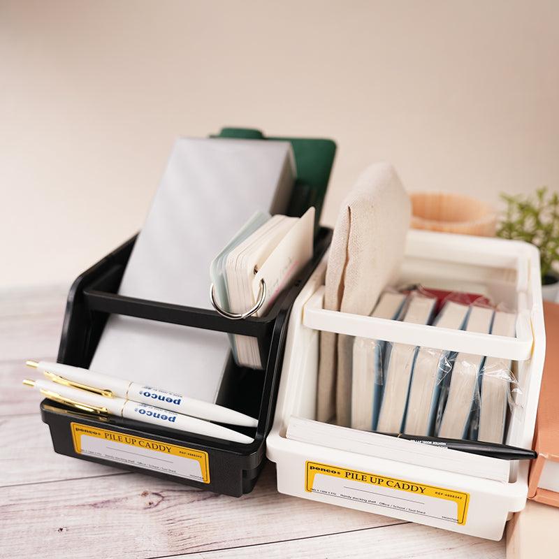 HIGHTIDE PENCO PILE-UP CADDY storage box black white household sundries STA-EB038 - CHL-STORE 
