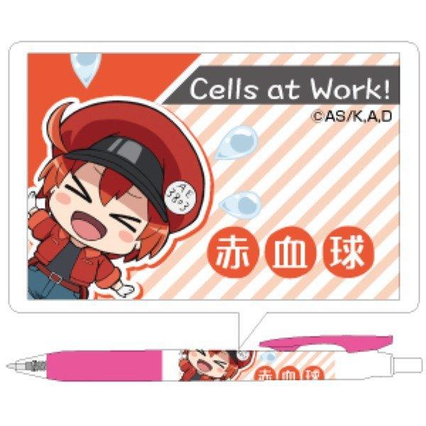 HISAGO x ZEBRA HH171 SARASA Cells at Work! 0.5mm gel pen joint animation Q version character black ink - CHL-STORE 