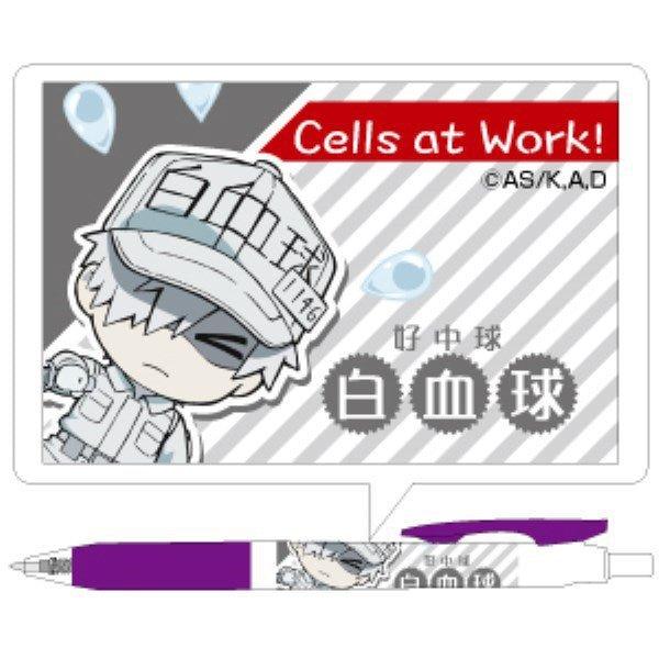 HISAGO x ZEBRA HH171 SARASA Cells at Work! 0.5mm gel pen joint animation Q version character black ink - CHL-STORE 