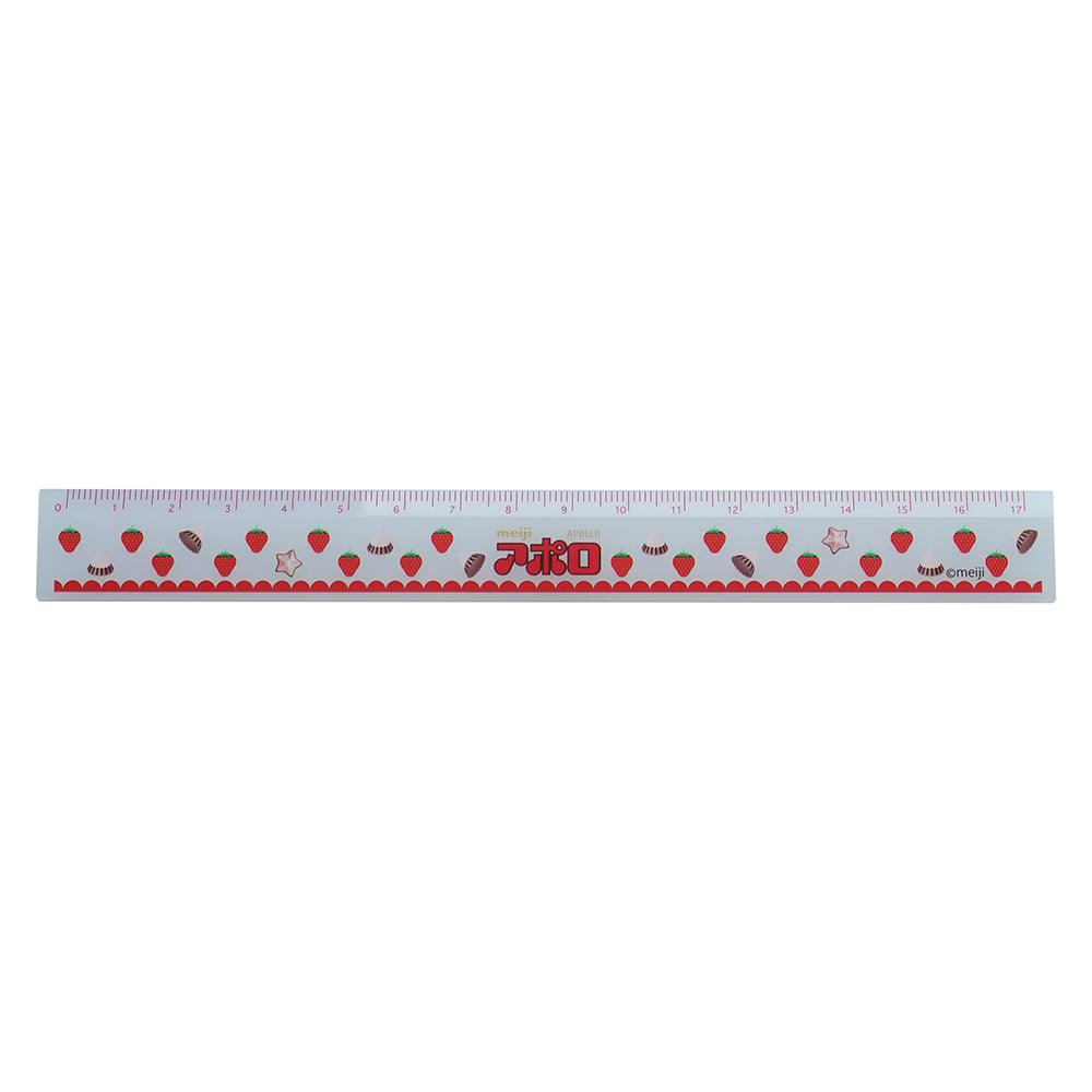 Japan Funbox Candy and Snacks Co-branded Series Lipstick Glue/17cm Ruler Poiful Bear Biscuits Calbee Strawberry Chocolate Bean Hi-Chew Gummy - CHL-STORE 
