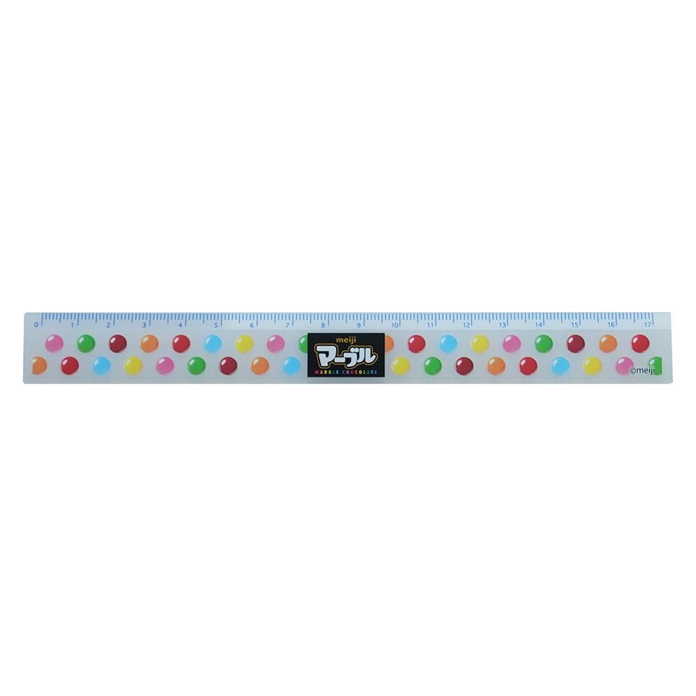 Japan Funbox Candy and Snacks Co-branded Series Lipstick Glue/17cm Ruler Poiful Bear Biscuits Calbee Strawberry Chocolate Bean Hi-Chew Gummy - CHL-STORE 
