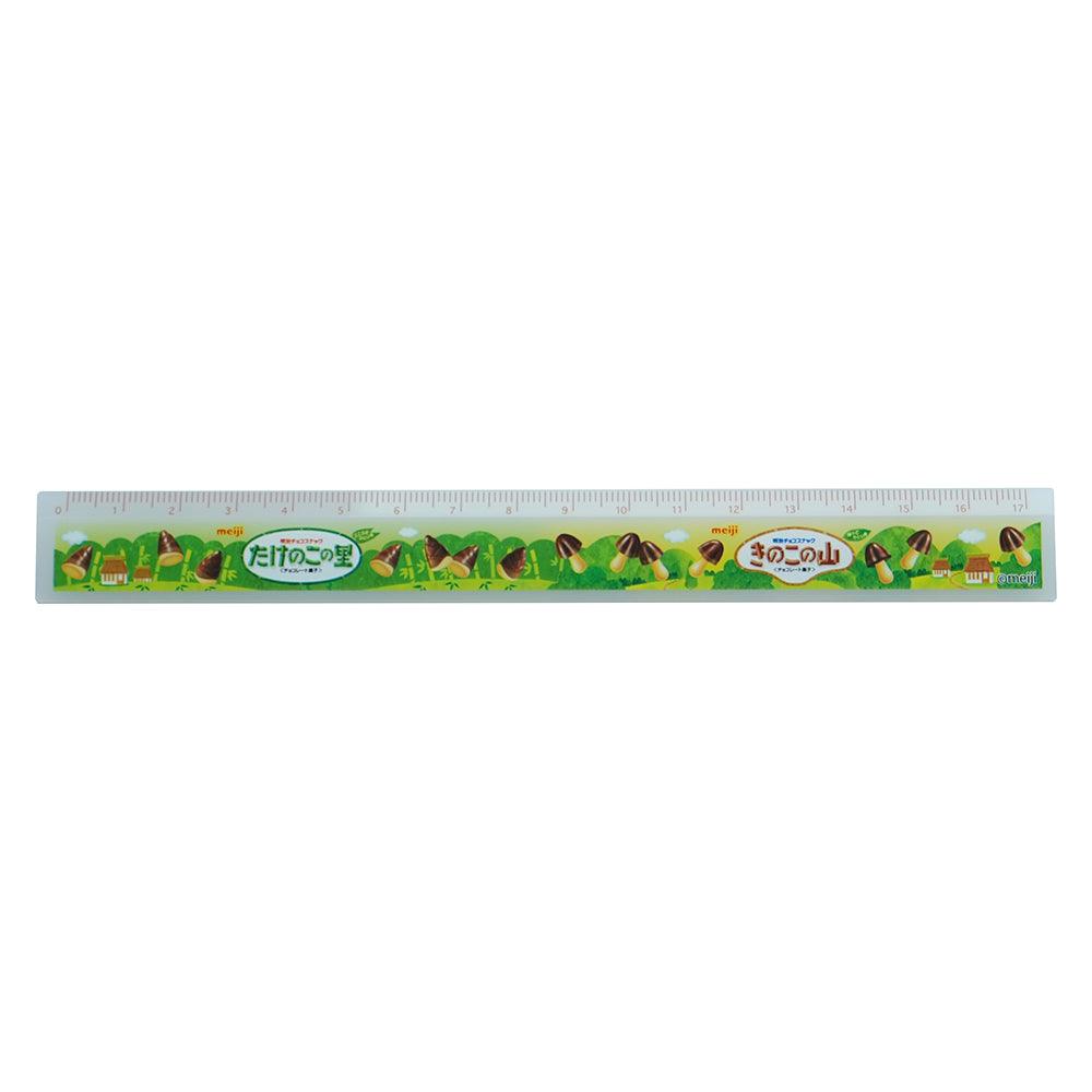 Japan Funbox Candy and Snacks Co-branded Series Lipstick Glue/17cm Ruler Poiful Bear Biscuits Calbee Strawberry Chocolate Bean Hi-Chew Gummy - CHL-STORE 
