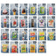 Japan Funbox Candy and Snacks Co-branded Series Waterproof Stickers Poiful Bear Biscuits Calbee Strawberries Chocolate Beans Hi-Chew QQ Gummies Mixed Fruit Qiaoxi Candy Cookies French Fries - CHL-STORE 