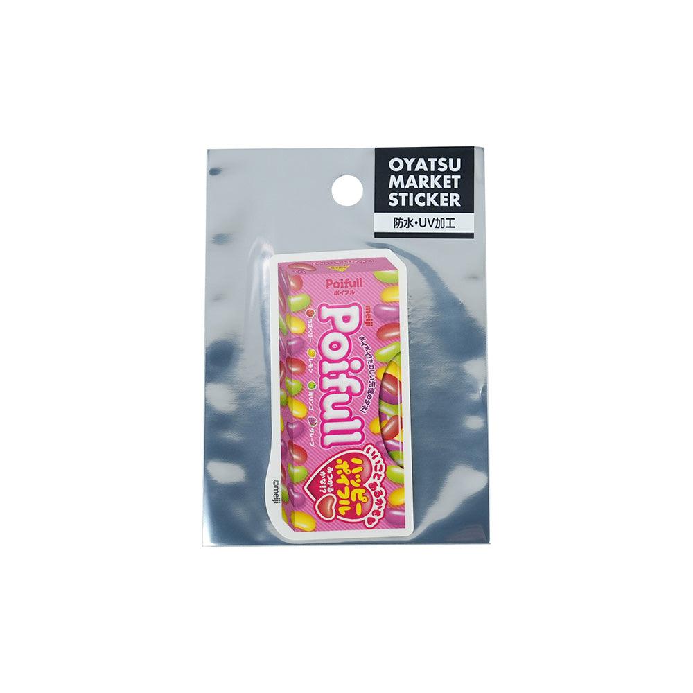 Japan Funbox Candy and Snacks Co-branded Series Waterproof Stickers Poiful Bear Biscuits Calbee Strawberries Chocolate Beans Hi-Chew QQ Gummies Mixed Fruit Qiaoxi Candy Cookies French Fries - CHL-STORE 