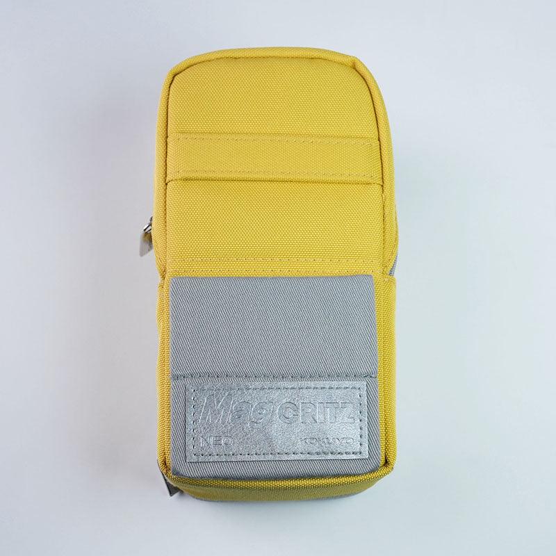 Japan KOKUYO Pencil Case Mobile Standing Large Capacity Multifunctional Storage Pencil Case Light Gray Light Blue Light Purple Yellow Pen Holder Universal Bag -WSG-PC173 - CHL-STORE 