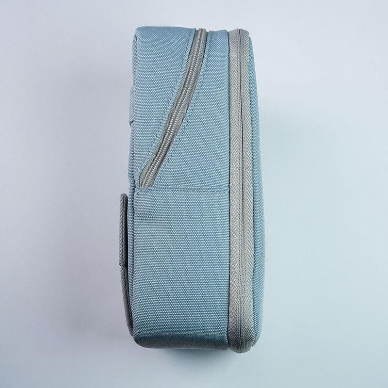 Japan KOKUYO Pencil Case Mobile Standing Large Capacity Multifunctional Storage Pencil Case Light Gray Light Blue Light Purple Yellow Pen Holder Universal Bag -WSG-PC173 - CHL-STORE 