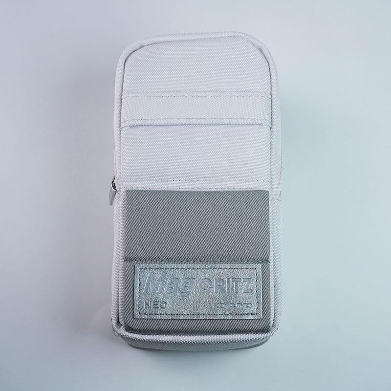 Japan KOKUYO Pencil Case Mobile Standing Large Capacity Multifunctional Storage Pencil Case Light Gray Light Blue Light Purple Yellow Pen Holder Universal Bag -WSG-PC173 - CHL-STORE 