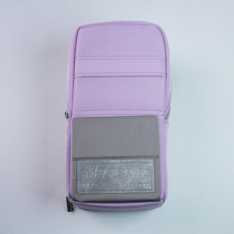 Japan KOKUYO Pencil Case Mobile Standing Large Capacity Multifunctional Storage Pencil Case Light Gray Light Blue Light Purple Yellow Pen Holder Universal Bag -WSG-PC173 - CHL-STORE 