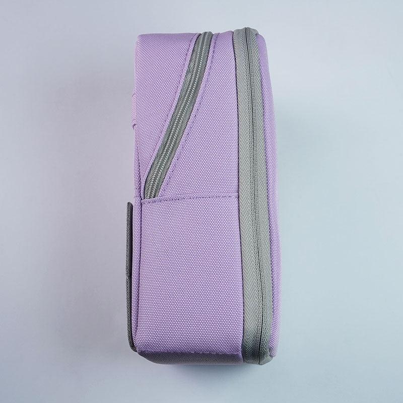 Japan KOKUYO Pencil Case Mobile Standing Large Capacity Multifunctional Storage Pencil Case Light Gray Light Blue Light Purple Yellow Pen Holder Universal Bag -WSG-PC173 - CHL-STORE 