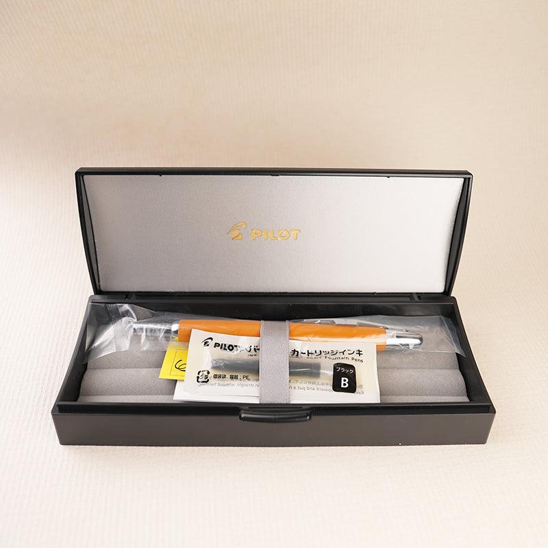 Japan PILOT Baccarat FCN-1MR Retractable tip pen with tail, yellow, business office, good texture - CHL-STORE 
