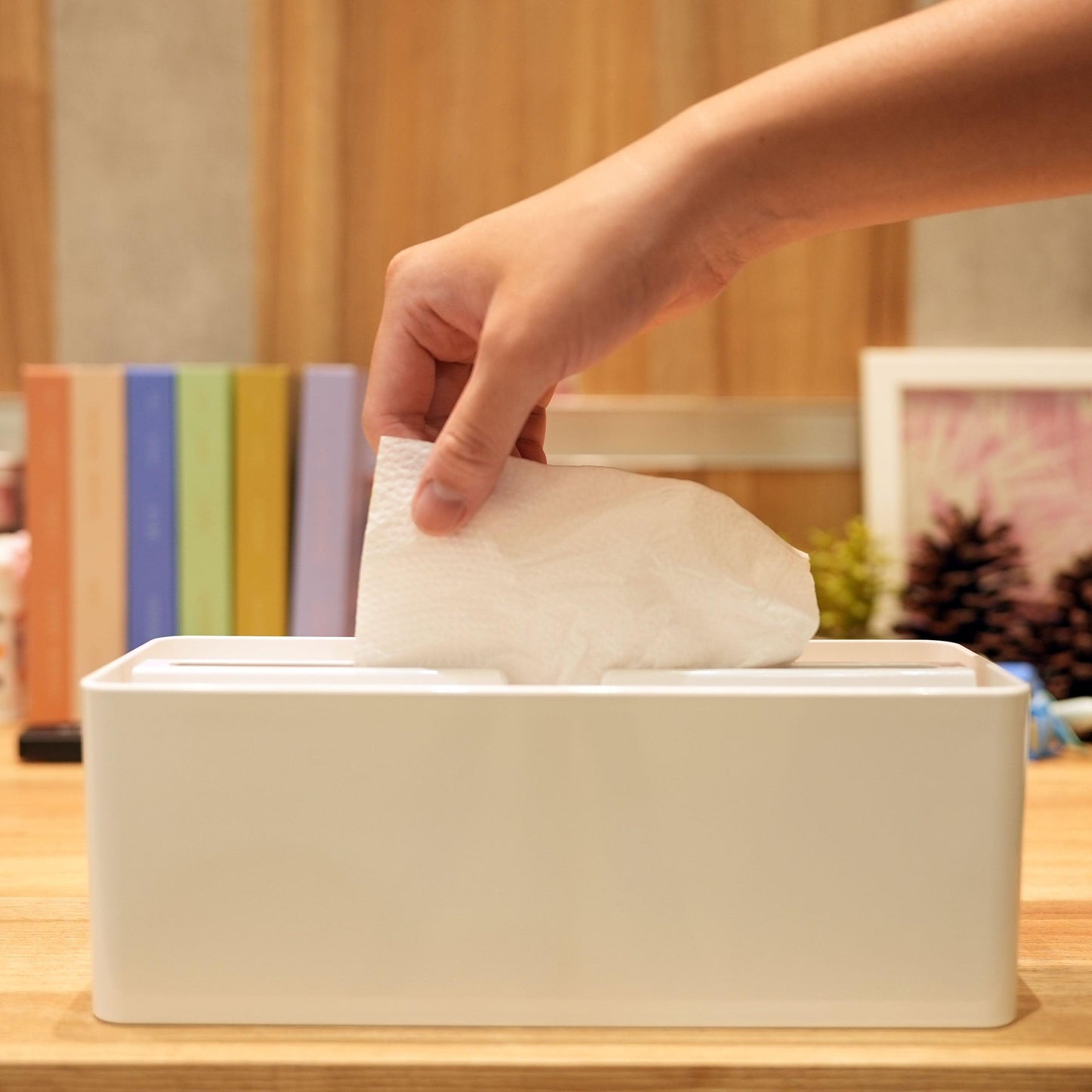 Japanese-style minimalist kitchen toilet paper towel commercial paper towel box waterproof hotel creative paper box - CHL-STORE 
