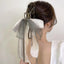 Korean Fairy French minimalist retro Metal Tassel Pearl Large Shark Clip Beauty Salon Exquisite Hair Clip Net Beauty Blonde Fashion Accessories - CHL-STORE 