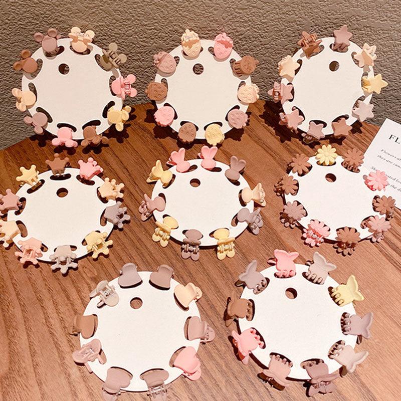 Korean mini flower, cute summer bangs, small hair clip,mini barrette, cute hair clip,star water drop hair clip, beauty salon, fashion accessory, flower, diamond and pearl - CHL-STORE 