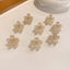 Korean mini flower, cute summer bangs, small hair clip,mini barrette, cute hair clip,star water drop hair clip, beauty salon, fashion accessory, flower, diamond and pearl - CHL-STORE 