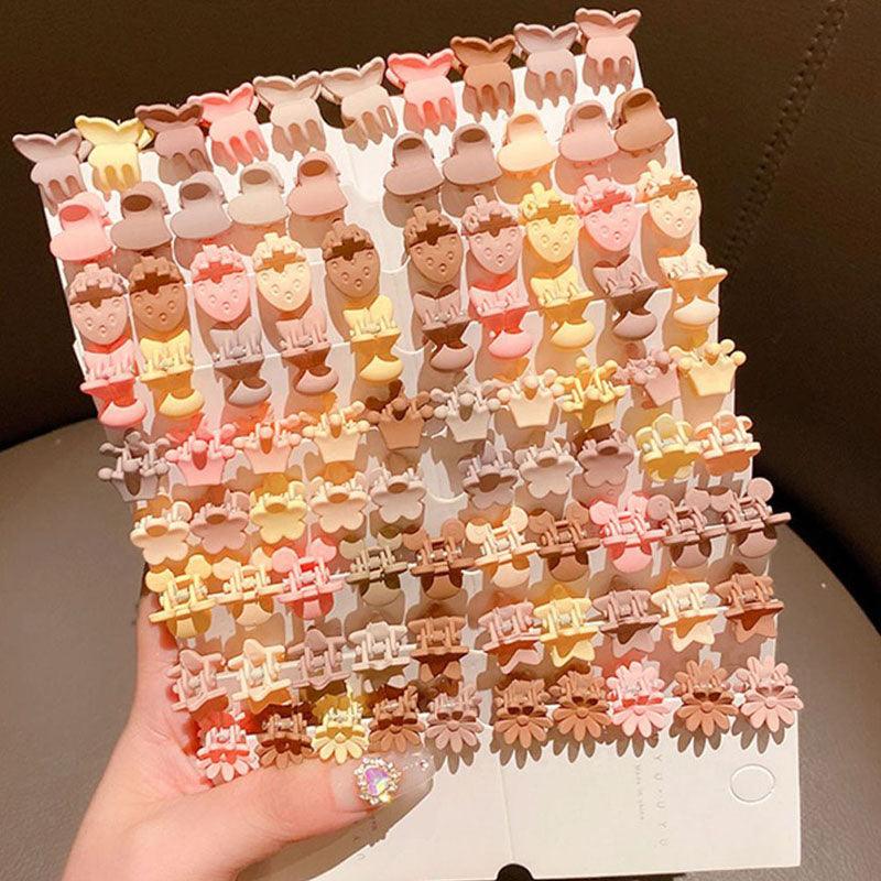 Korean mini flower, cute summer bangs, small hair clip,mini barrette, cute hair clip,star water drop hair clip, beauty salon, fashion accessory, flower, diamond and pearl - CHL-STORE 