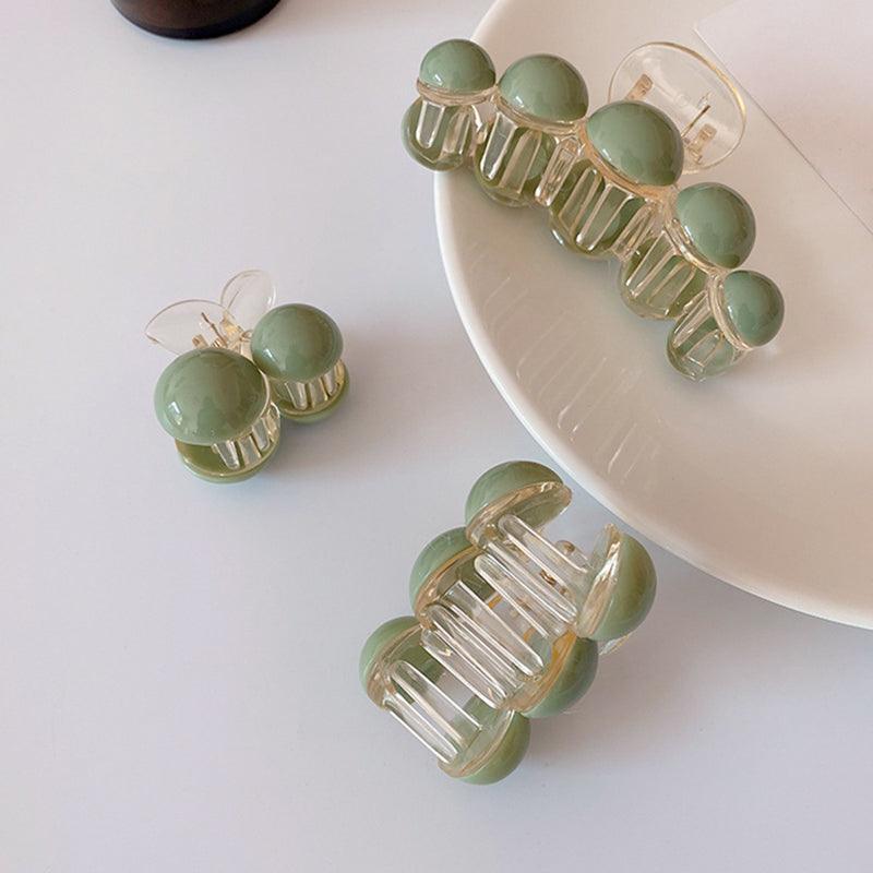 Korean style acrylic imitation pearl hand clip beauty salon texture hair clip fashion styling fashion accessories - CHL-STORE 