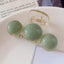 Korean style acrylic imitation pearl hand clip beauty salon texture hair clip fashion styling fashion accessories - CHL-STORE 