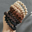 Korean version basic simple knot high elastic hair tie beauty salon hair accessories fashion accessories net beauty love style - CHL-STORE 