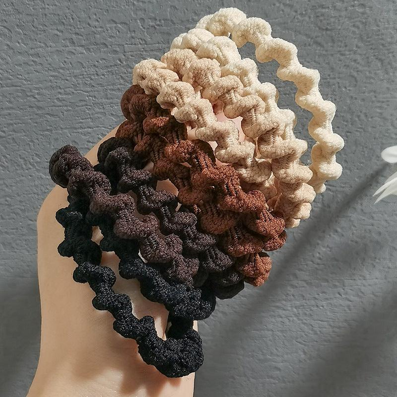 Korean version basic simple knot high elastic hair tie beauty salon hair accessories fashion accessories net beauty love style - CHL-STORE 