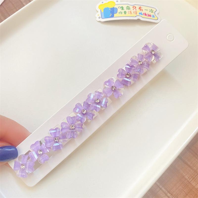 Korean version pearl flower herb beanie hair button hair accessories styling fashion trend fashion accessories beauty salon net beauty designation - CHL-STORE 