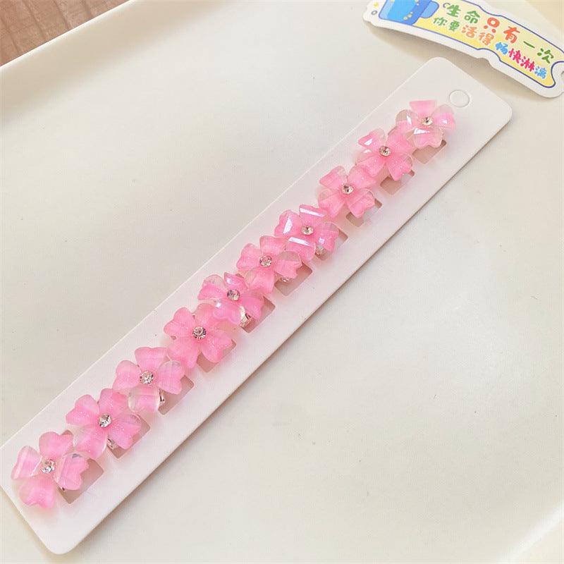 Korean version pearl flower herb beanie hair button hair accessories styling fashion trend fashion accessories beauty salon net beauty designation - CHL-STORE 