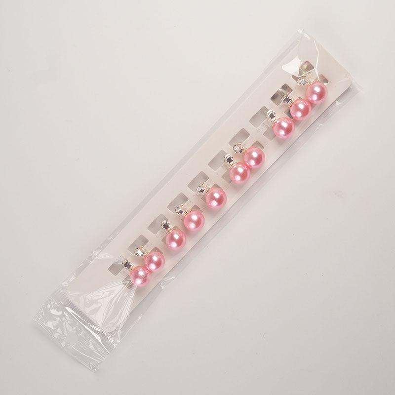 Korean version pearl flower herb beanie hair button hair accessories styling fashion trend fashion accessories beauty salon net beauty designation - CHL-STORE 