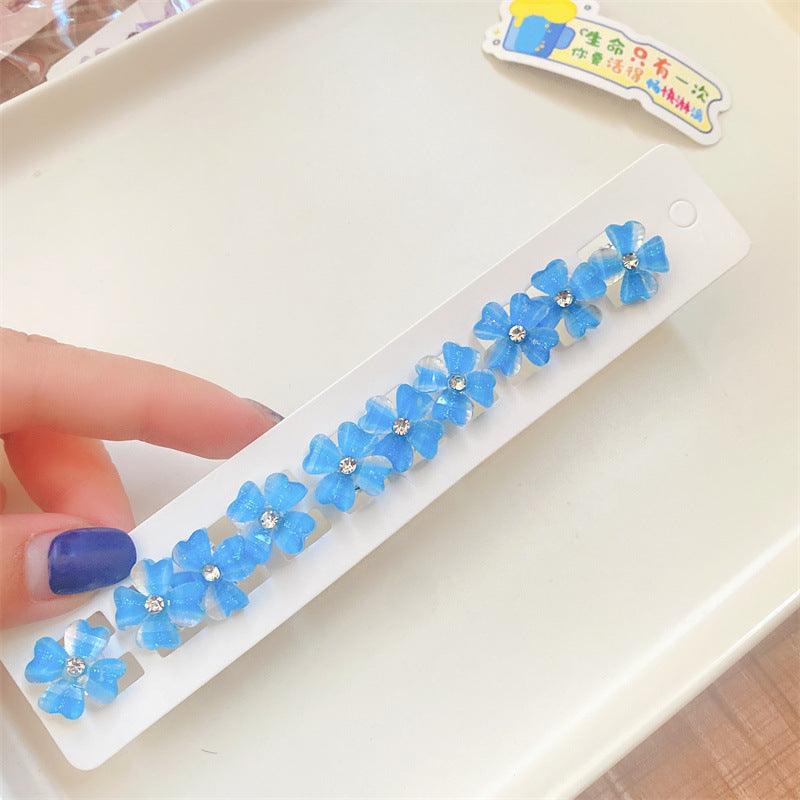 Korean version pearl flower herb beanie hair button hair accessories styling fashion trend fashion accessories beauty salon net beauty designation - CHL-STORE 