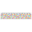 Kyoei BMR-11-02 foldable magnet bookmark ruler 11CM dual-use ruler cute point - CHL-STORE 