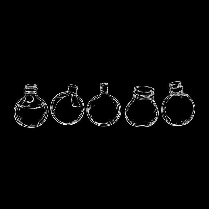 Love Words in a Bottle Series Handbook Stickers Cute Children's Stickers Transparent Waterproof Pocket Creation Art Work Bottle Series NP-H7TRIA-004 - CHL-STORE 