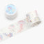 Lovers of Letters and Paper Tape All Things Pick Up Series Literary Hot Silver Feather Plant Pocket Paper Tape Pocket Decoration - CHL-STORE 