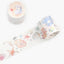 Lovers of Letters and Paper Tape All Things Pick Up Series Literary Hot Silver Feather Plant Pocket Paper Tape Pocket Decoration - CHL-STORE 
