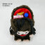 Monchhichi backpack, super soft to the touch, plush texture, character shape, fluffy, cute, light and easy to store, the best choice for gifts