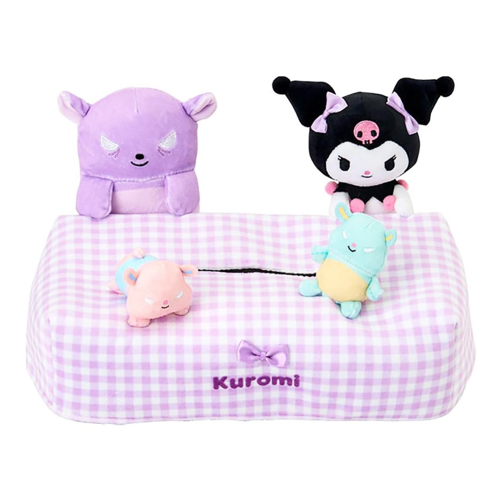 Sanrio joint tissue box cover checkered friends shape tissue box home decoration