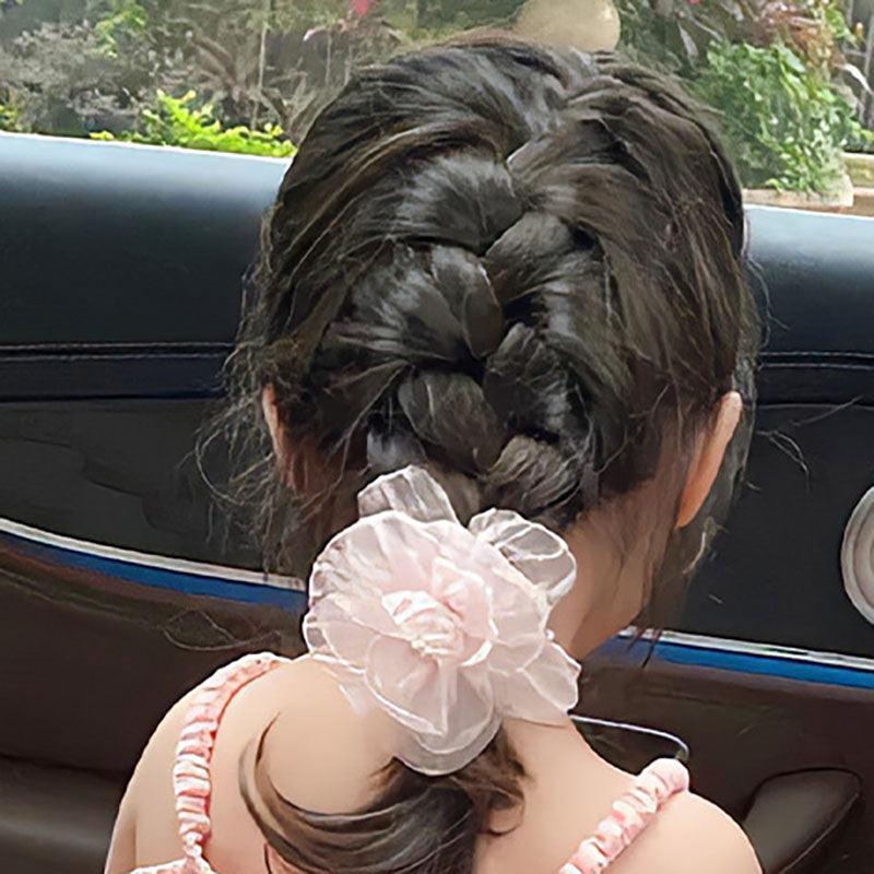 Mesh Flowers Sweet and Cute Princess Style Duckbill Clips Pastel Colors Headwear Children's Hair Clips Side Hair Accessories Children's Styling Popular Hairdressing - CHL-STORE 