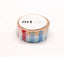 MT MTDSPR03 fab series washi tape geometric pattern plaid paper tape 15mm*5m - CHL-STORE 