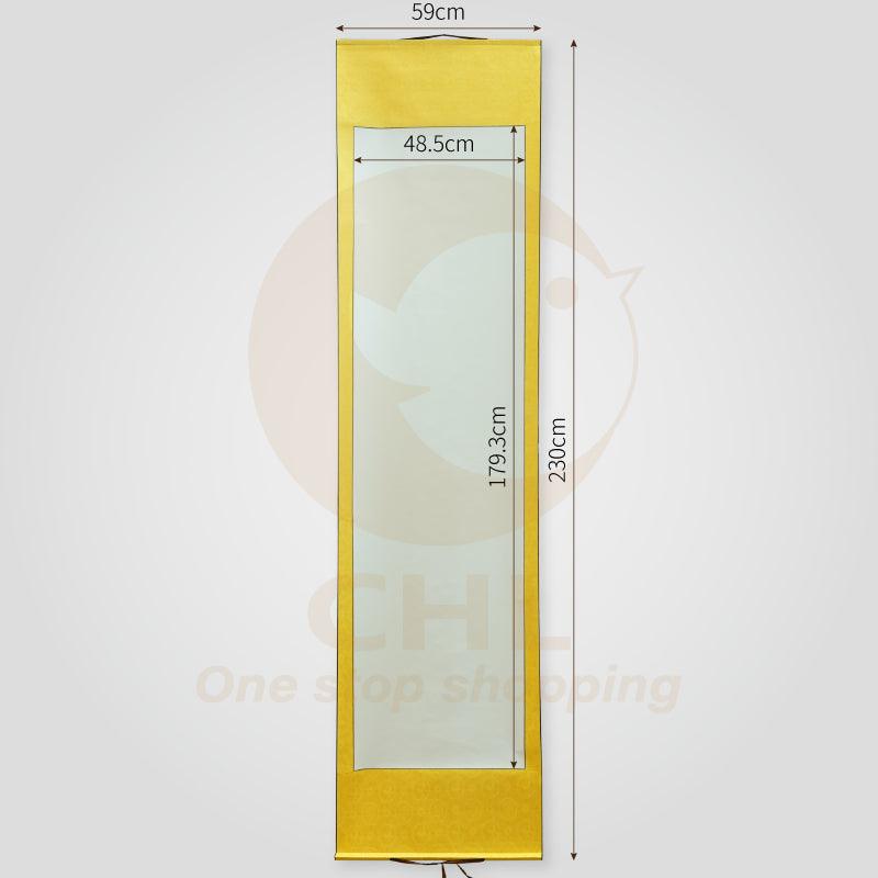 Multi-size Calligraphy Painting Raw Xuan Paper Scroll-Buddha Yellow Customizable Pattern Art Painting Custom Artwork Birthday Banquet Gift - CHL-STORE 