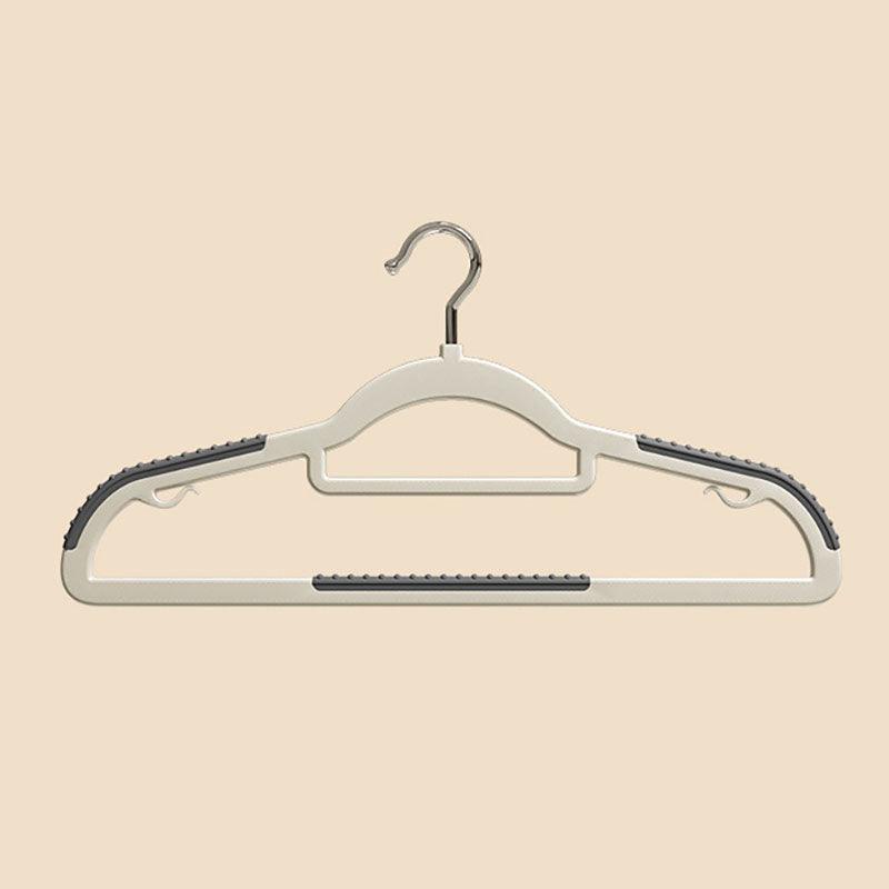 Non-slip Anti-Shoulder Corner Fish Mouth Hook Plastic Hanger-Grey Wardrobe Organizer Clothes Drying Helper Daily Necessities Home - CHL-STORE 