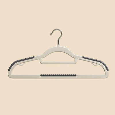 Non-slip Anti-Shoulder Corner Fish Mouth Hook Plastic Hanger-Grey Wardrobe Organizer Clothes Drying Helper Daily Necessities Home - CHL-STORE 